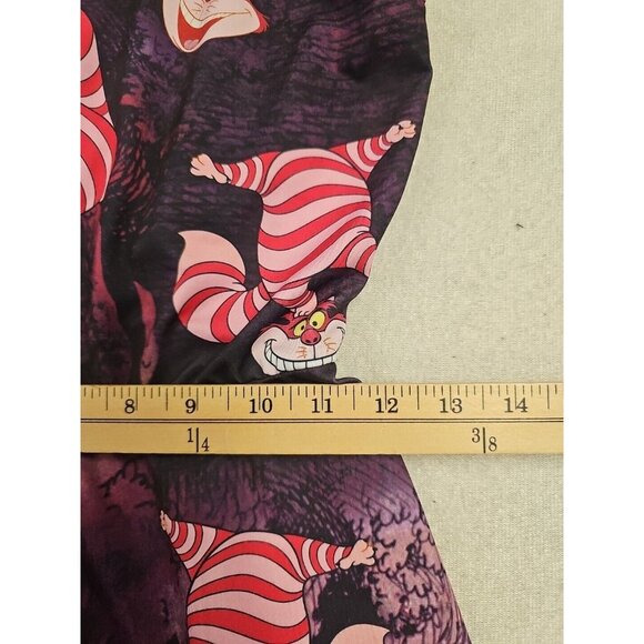 Cheshire Cat Fit Flare Skater Dress Disney Alice in Wonderland Women  Small - Picture 2 of 5
